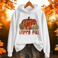 thumbnail image 4 of Halloween Pumpkin Graphic Hoodie for Women Long Sleeve Hoodie Soft Fall Loose Festival Pullover Sweatshirt 2026, 4 of 4