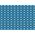 thumbnail image 1 of Ahgly Company Indoor Rectangle Patterned Blue Eyes Blue Area Rugs, 5' x 7', 1 of 6