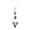Labradorite, variant on Black Onyx Pendant 925 Silver Overlay Pendant Multi Shape Gemstone With 18 Inches Chain Jewelry For Women