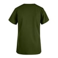 thumbnail image 5 of UVEASISHA Scrub Shirt for Men Stretch V Neck Scrubs Short Sleeve Lightweight Nursing Uniforms Solid Color Casual Medical Working T-Shirts with Pockets Army Green XL, 5 of 7