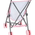 thumbnail image 6 of My Sweet Love Fold-Up Doll Stroller, Pink and White, 6 of 8