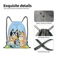 thumbnail image 4 of Kowoue Bluey Pattern Drawstring Backpack Bag Sport Gym Sackpack Cinch Bags Drawstring Bags Draw String Sport Bag-Medium, 4 of 6