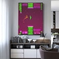 thumbnail image 3 of Lsque Geometry Dash Pattern Canvas Wall Art – 30x40in Decorative Picture, Contemporary Canvas Print for Home & Office（Vertical）, 3 of 8