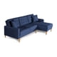 thumbnail image 3 of Sala Modular Reversible De Lino Azul Modelo Donato, 3 of 11