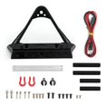 thumbnail image 1 of Alloy Front Bumper for 1/10 Scale RC Crawler Cars - Compatible with Trax4, SCX10, 90046, 90047 Models - BJM256 A Type Replacement Part with Mounting Fittings Included, 1 of 6