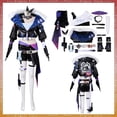 thumbnail image 3 of Disfraz de Cosplay de Honkai Star Rail Silver Wolf, uniforme para niñas y mujeres, abrigo, chaqueta, pantalones cortos, conjunto completo, traje de Halloween, 3 of 5