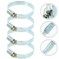 thumbnail image 2 of Clamps for Hoses 4Pcs Flat Metal Preventing Air Loss 2 Inch, 2 of 8