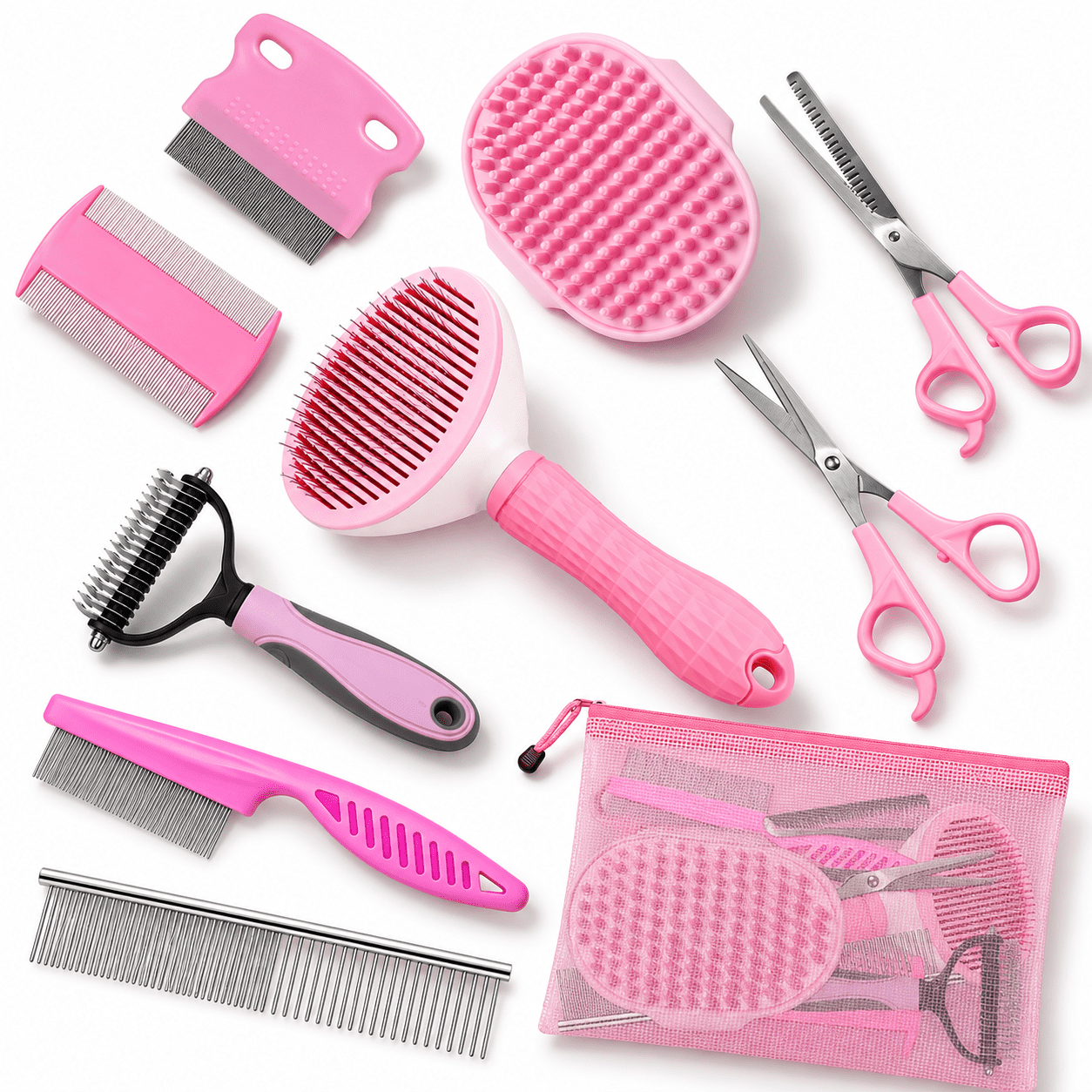 Complete Pet Solution By Dog -it With Slicker Brush Deshedding Tool Andb For All Breeds Sizes Promotes Skin Coat