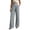 Gray08, variant on Karymi Womens Shorts High Waist Pleated Front Wide Leg Dress Pants, Solid Decorative Button Placket Loose Flowy Draped Long Trousers with Side Pockets Womens Shorts