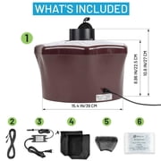 Biogents Mosquitaire Outdoor Mosquito Trap with Attractant, Effective Against Asian Tiger Mosquitoes and Dengue