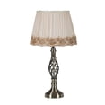 thumbnail image 1 of Benzara BM240327 65in. Table Lamp with Open Twisted Metal Base, Antique Brass, 1 of 5