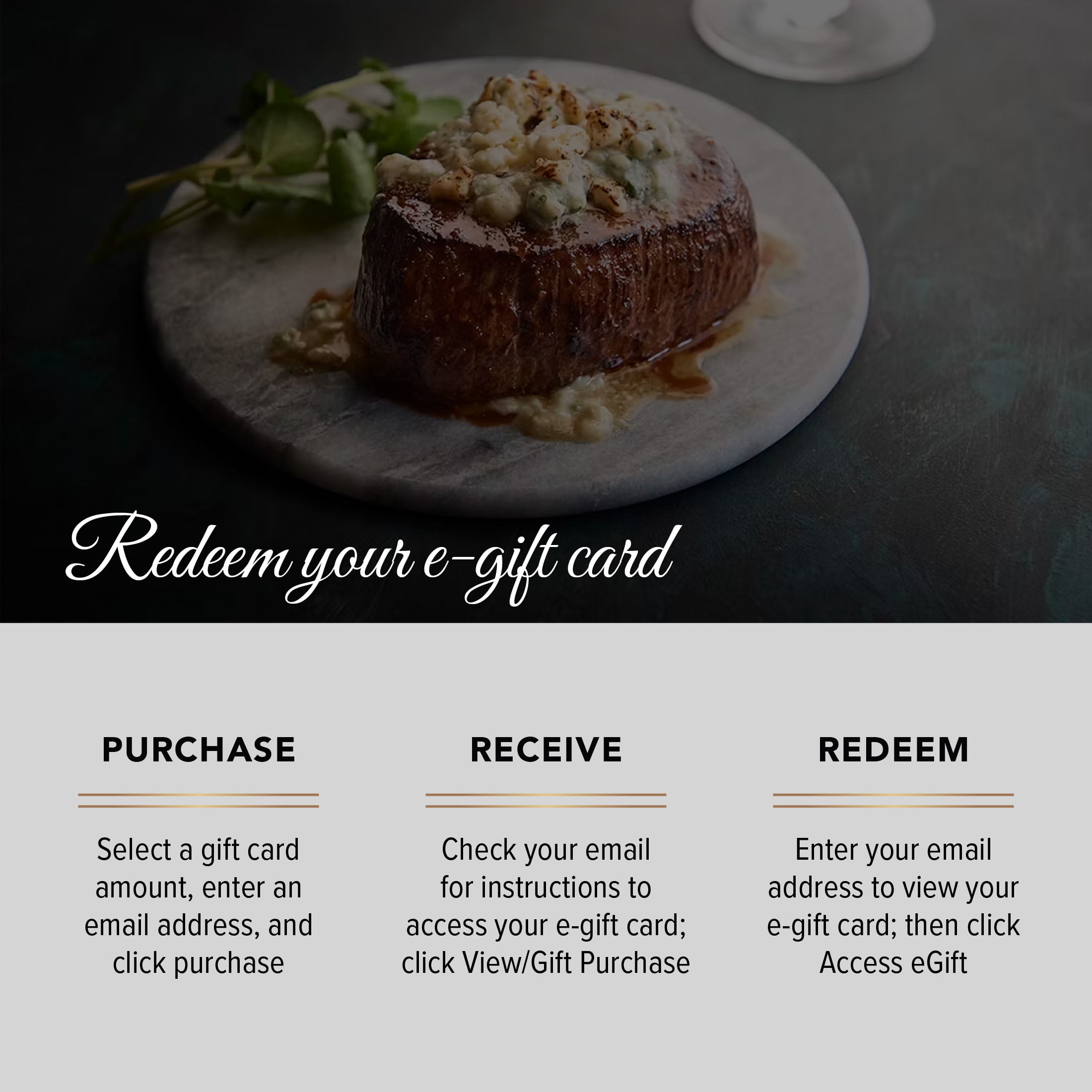 Morton's The Steakhouse eGift Card [Email Delivery]