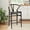 Black, variant on MAYEERTY Black Fully Assembled Wishbone Weave Bar Stool