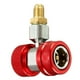 thumbnail image 5 of Adaptadores de acoplamiento rápido R134A Juego de manómetros ajustables para el colector de aire acondicionado alto rojo Macarena Adaptador de acoplamiento rápido, 5 of 6