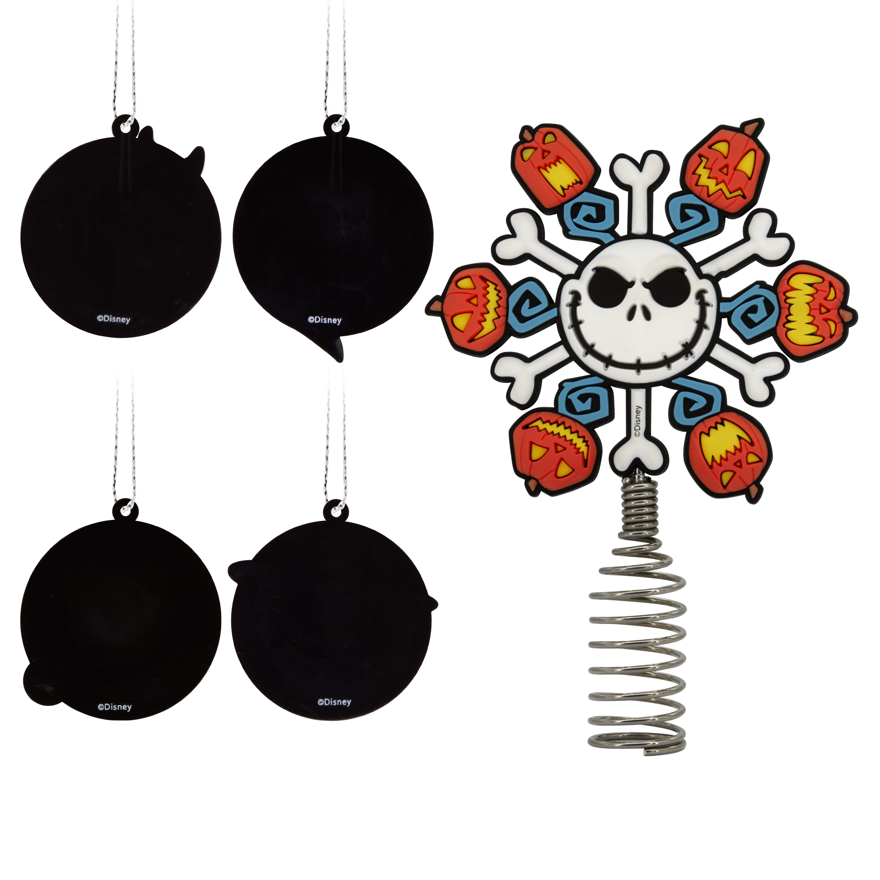 Hallmark Disney Nightmare Before Christmas Tree Topper & Ornaments photo 2