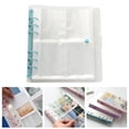 thumbnail image 3 of Mini álbum de fotos de 3 pulgadas, protectores de tarjetas, páginas de manga, cubierta transparente brillante para el titular de la tarjeta de nombre Azul Macarena Mini álbum de fotos, 3 of 8