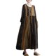 thumbnail image 1 of Vestido suelto de mujer con bolsillos Manga larga Impreso Vintage Casual Vestido de vacaciones Irfora Vestido, 1 of 7