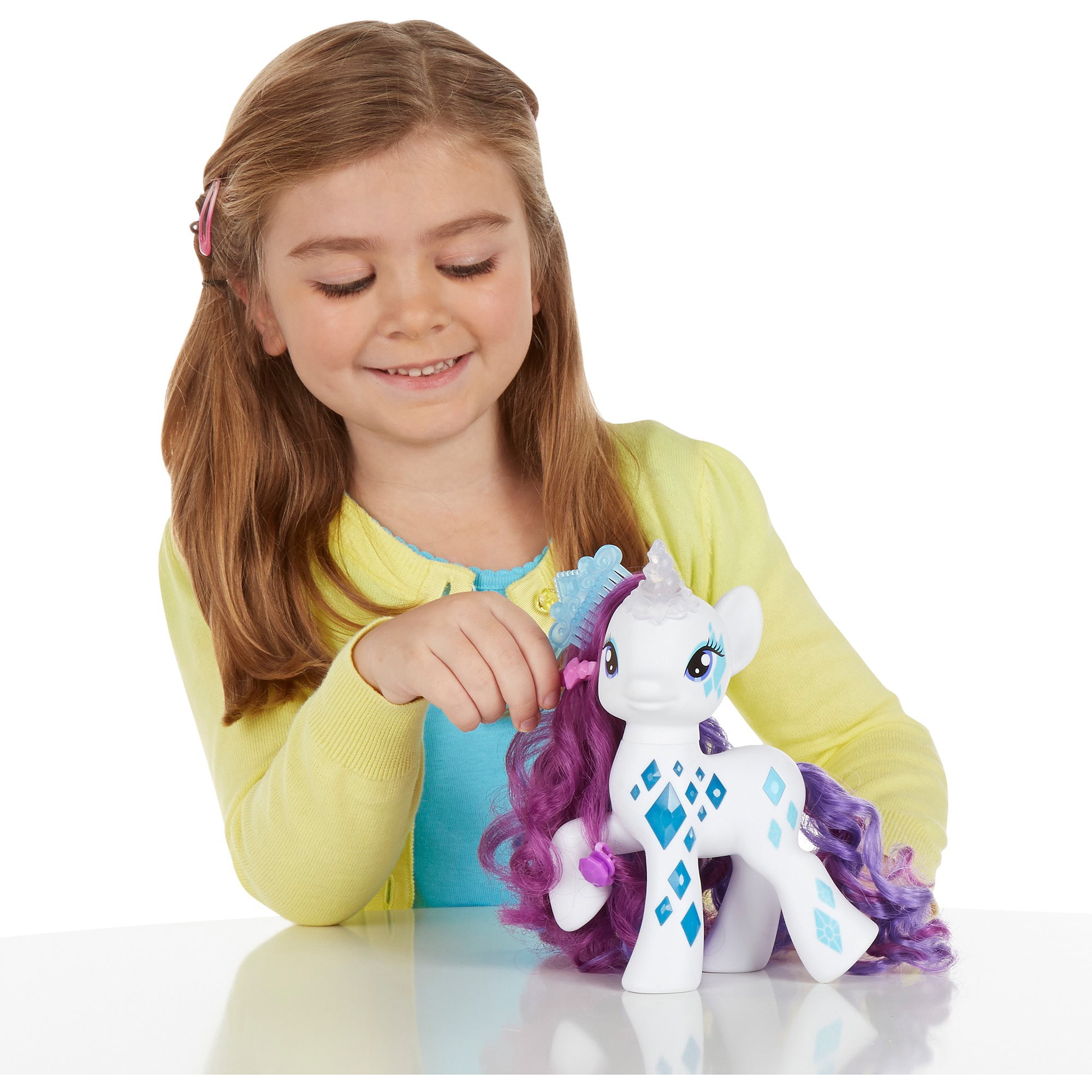 my little pony cutie mark magic glamour glow rarity figure