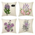 thumbnail image 1 of Funda de cojín Flores de Lavanda Morada 45 x 45 cm Poliéster Sailing Electrónica, 1 of 5