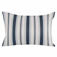 thumbnail image 2 of Navy Blue Beige Standard Size Pillow Cover,Pillowcase Protectors with Zipper,Breathable Decorative Throw Pillow Case Cover,Retro Simple Abstract Vertical Stripes Pillow Shams for Couch Sofa 20x26Inch, 2 of 8