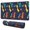 Space Dinosaurs Rockets-1, variant on Long Mouse Pads for Desk,Tropical Dinosaur Pattern Desk Mats on Top Of Desks, Desk Mouse Pad Extra Large with 3mm Non-Slip Base and Stitched Edge for Gaming,Office,Work,Home 31.5"x11.8"
