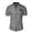 Grey, variant on Men's Dress Shirts Regular Fit Short Short Sleeve Business Casual Button Down Shirt, White Size 3XL