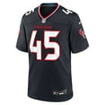 thumbnail image 2 of Men's Nike Jakob Johnson  Navy Houston Texans Team Game Jersey, 2 of 6