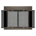 thumbnail image 3 of UniFlame "Roman" Bi-fold style Fireplace Doors with Smoke Tempered Glass, 3 of 9