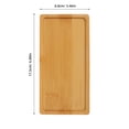 thumbnail image 2 of GOOHOCHY Bamboo Wooden Tray Beige With Drainage Holes 1Set 6.9X3.5X0.4In, 2 of 7