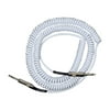 Lava Retro Coil 20 Foot Instrument Cable Straight to Straight Assorted Colors White