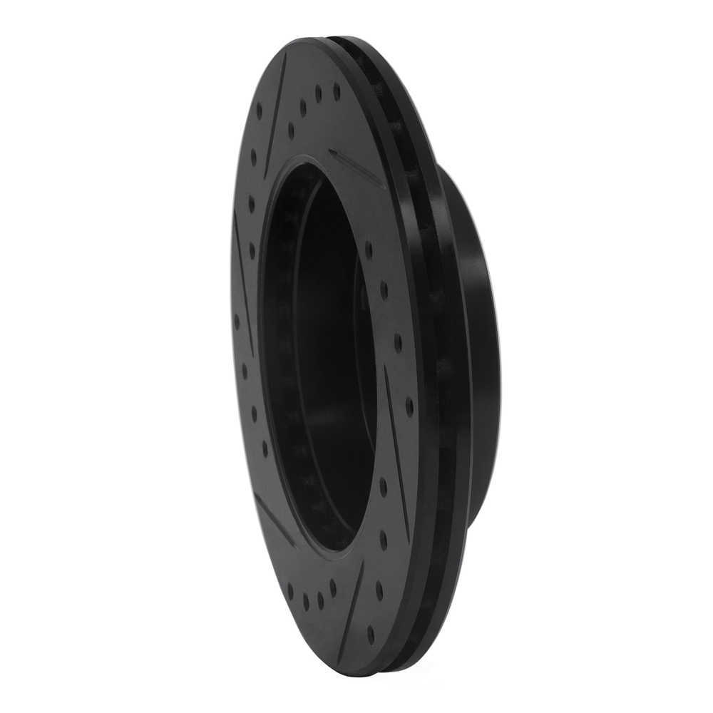Dynamic Friction Company 633-67042R DFC Brake Rotor - Drilled And Slotted - Black
