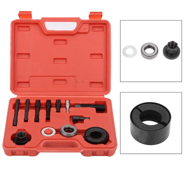 Kit d'Outils de Retrait de Poulie, Kit d'Extraction de Poulie Automobile, Atelier de Réparation Automobile Anti-corrosion pour Alternateur de Direction Assistée GM