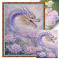 thumbnail image 1 of Bordado Eco-Cotton Thread 14CT Kit punto cruzado dragón impreso 45x60cm, 1 of 9