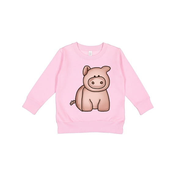 Inktastic Cute Little Pig Toddler Sweatshirt