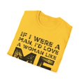 thumbnail image 4 of Conceited Novelty Sarcastic Comedy Love a Woman T-shirts, 4 of 4