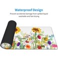 thumbnail image 4 of XL Large Cute Mouse Pad, Extended Sunflower Gaming Mousepad, Non-slip Waterproof Long Floral Mousepad Desk Mat for Laptop, Keyboard and Computer for Gifts Decor Women Office, (Colorful, 31.5*11.8 In), 4 of 6