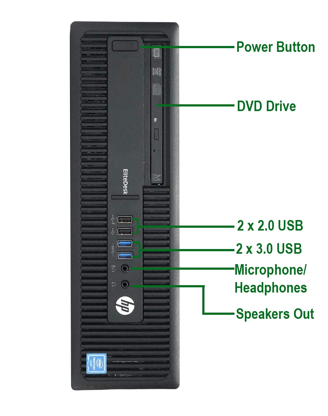 Restored Gaming HP 800 G1 Desktop SFF Computer PC Intel Core i7 4th Gen. Processor 16GB Ram, 240GB SSD, 2TB HDD, Nvidia GT 1030 DDR5, Bto Wi-Fi Adapter, Windows 10 (Refurbished)