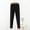 Black, variant on Women's Fleece Lined Joggers High Waisted Water Resistant Thermal Hiking Pants Cold Weather Sweatpants with Pockets Black XXXL
