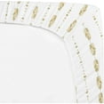 thumbnail image 2 of American Baby Company 100% Natural Cotton Fitted Pack and Play Sheet 39" x 27" - Soft & Breathable Pack N Play Sheet for Playpen, Playard & Mini Crib Mattress, Taupe Feathers, for Boys & Girls, 2 of 2