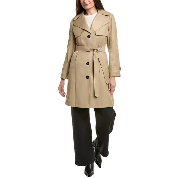 Via Spiga womens  Belted Trench Coat, s, Brown