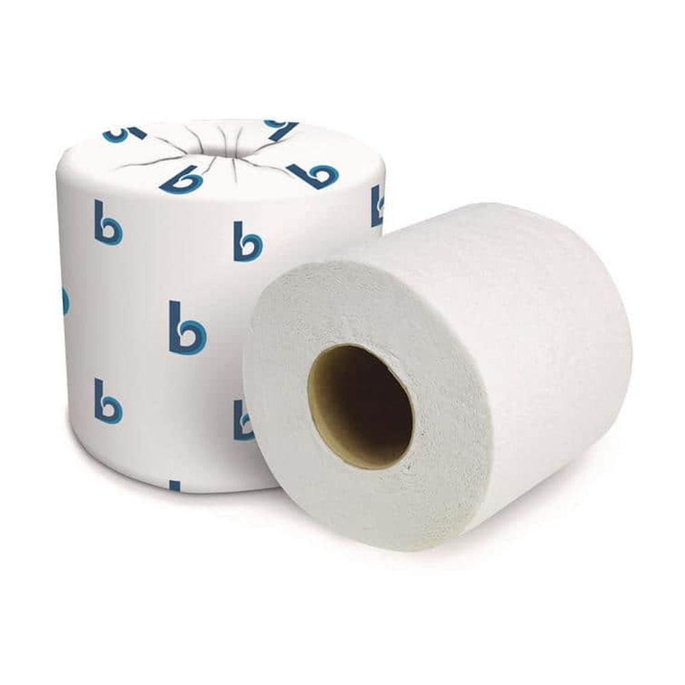 4.5 in. x 3 in. 2-Ply White Septic Safe Toilet Paper (500-Sheets/Roll, 96-Rolls/Carton)
