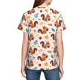 thumbnail image 7 of Wukai Forest Squirrel Nuts Youth Unisex Short Sleeve T-Shirt for Boys, Girls, Teens, and Kids-Medium, 7 of 7