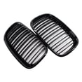 thumbnail image 1 of Parrillas negras parachoques delantero de admisión de riñon Parrilla de doble línea para BMW X5 E70 X6 E71 X6M 2007-2013 ABS parrillas negras, 1 of 9