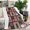 Red Plaid Dog, variant on Red Plaid Dog Jigsaw Puzzle Blanket,Comfortable Soft Flannel Throw Blanket,All Season,Warm Lightweight Blankets for Sofa Bed Couch Living Room Chair,60"x80"(150x200cm)
