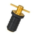 thumbnail image 4 of amagogo Brass Handle Drain Plug Marine Boat Drain Plug Replacement Rubber Plug for Boats T handle 17mm, 4 of 9