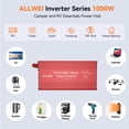 thumbnail image 3 of Inversor de corriente ALLWEI P1000-3 1000W 12V DC a 110V/120V AC, 3 of 9