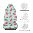 thumbnail image 4 of Wukai Watermelon Full Set Car Seat Covers with Soft Padding Universal Auto Front Seats Protector and Cushion Mat, 4 of 5