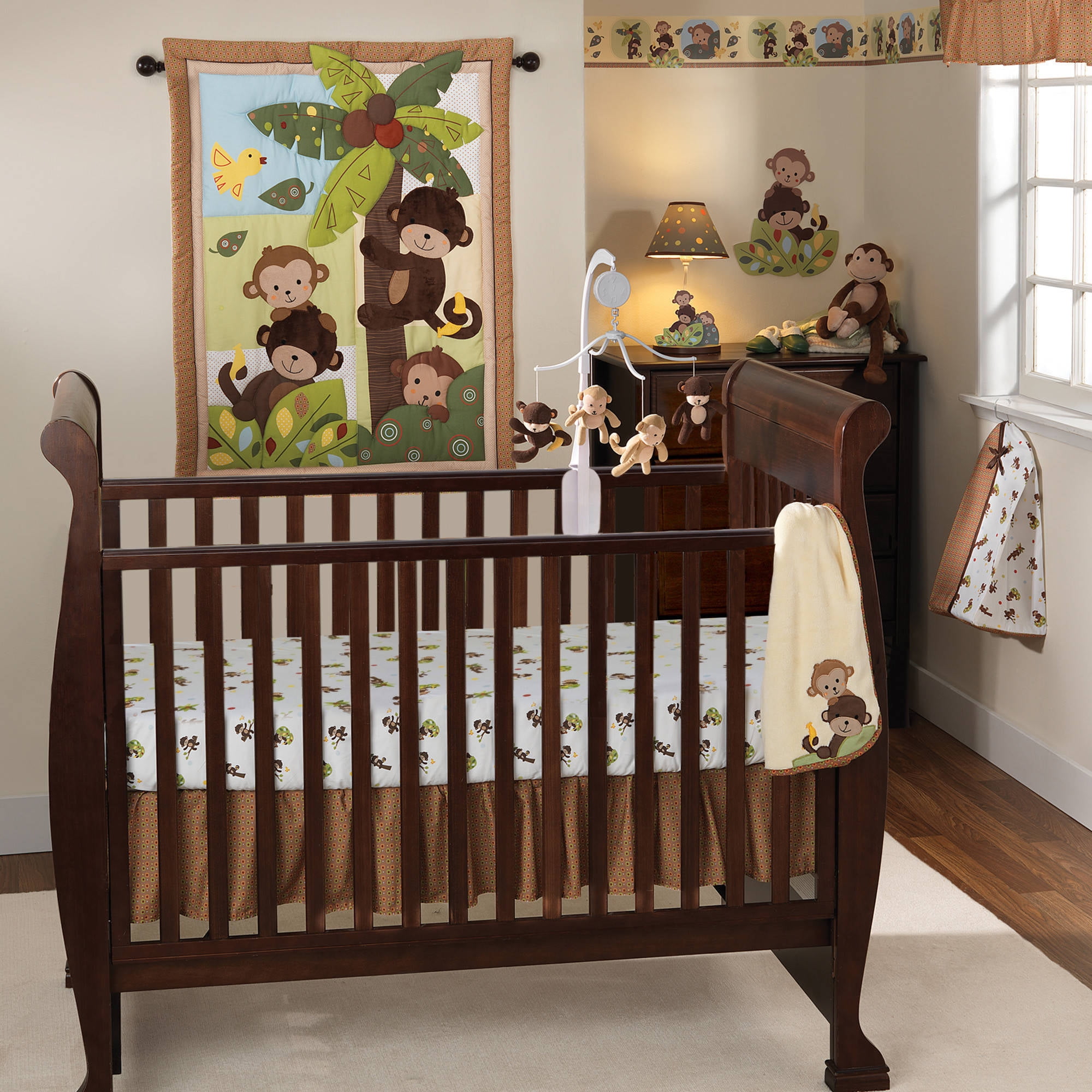 monkey baby bedding