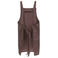 thumbnail image 2 of fastboy 2 Pockets Adjustable Strap For Men Women Home Cooking Kitchen Aprons Brown, 2 of 9