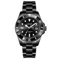 thumbnail image 1 of Mens Waterproof Quartz Watch With Black White Gold Color Variants And Durable Case, 1 of 11